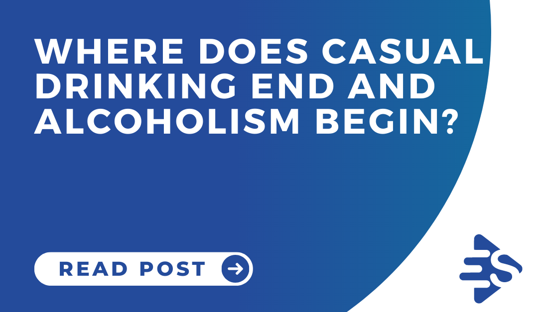 Where does casual drinking end and alcoholism begin?