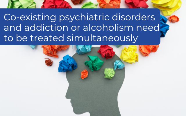 Co-existing psychiatric disorders and addiction
