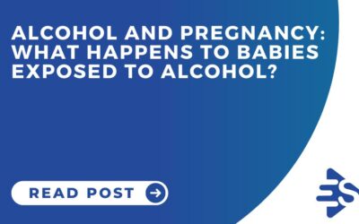 What happens to babies exposed to alcohol?